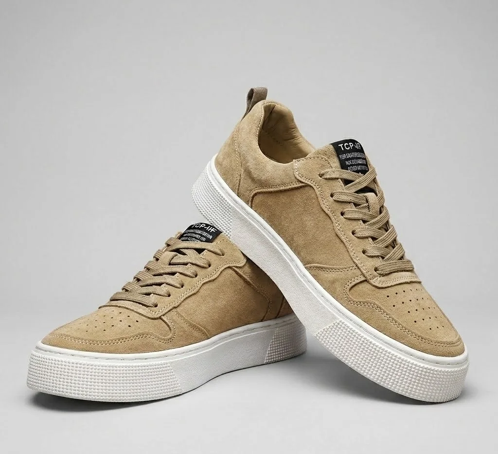 Basket élégant Moderne KAKI