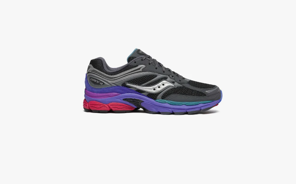 Saucony ProGrid Omni 9   BLACK-PURPLE/Multi