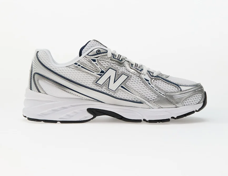 New Balance 740 Blanc/Gris ombré/Bleu marine