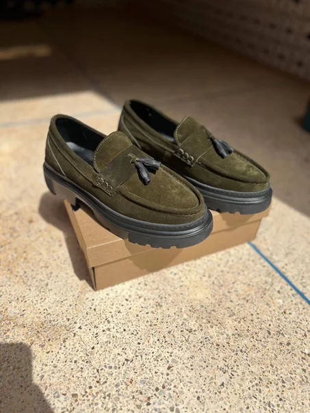Mocassins loafers en Daim
