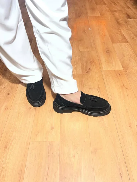 Mocassins loafers en Daim