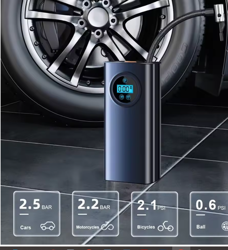 مضخة  هواء نفخ لاسلكية  لإطارات السيارة