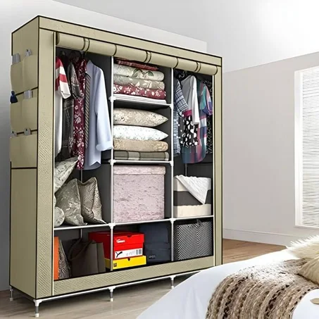 خزانة الملابس + 10 علاقات مجانا