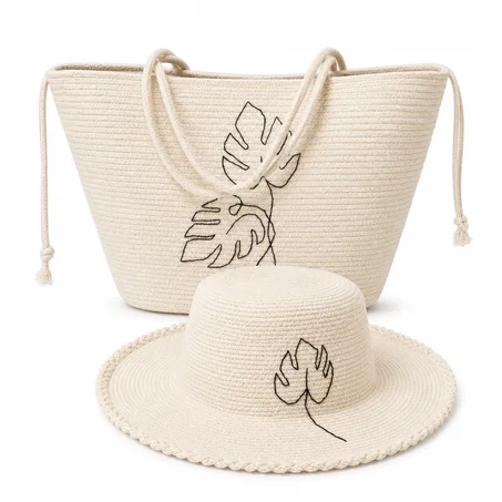 Pack Été Artisanal Sac & Chapeau Assortis