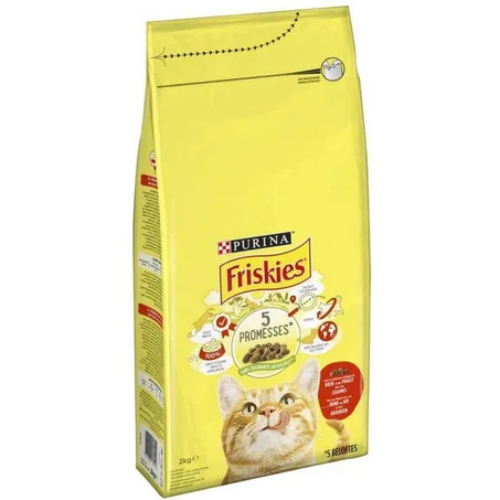 Friskies Chat adult - Au Boeuf Au Poulet Et Aux Légumes-2Kg