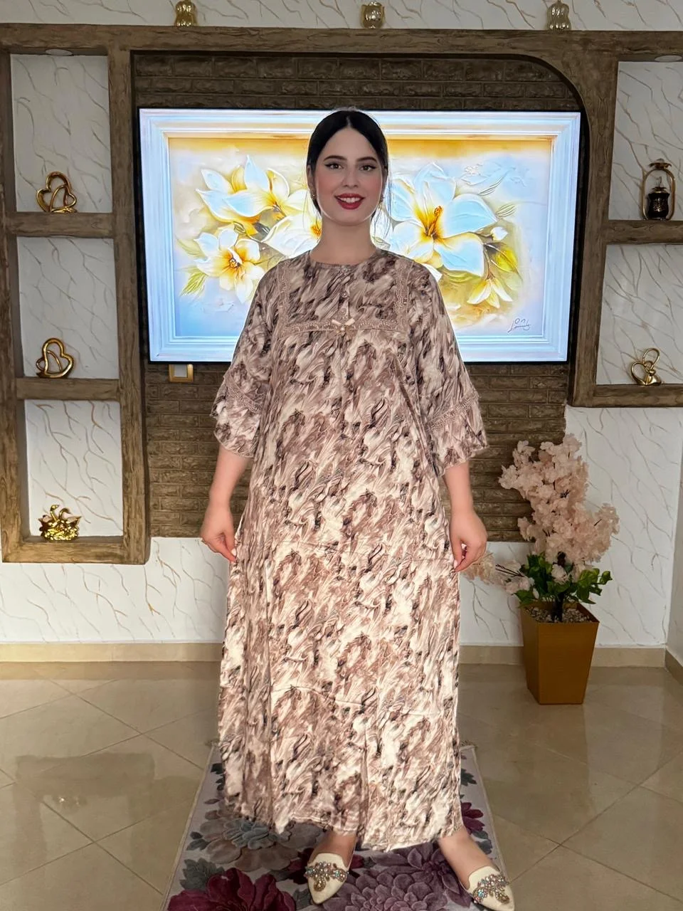 Gandoura demi manche