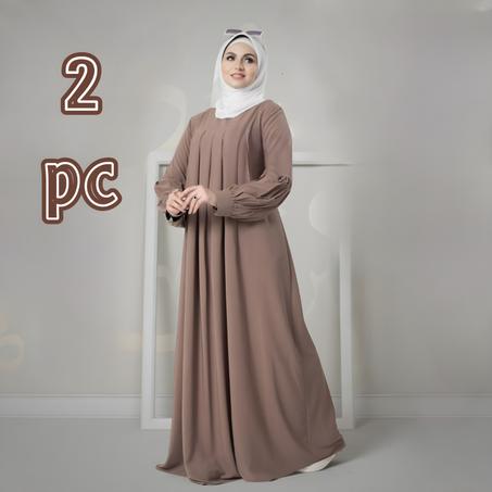 عبايات الاميرات 2 قطع بالفولار