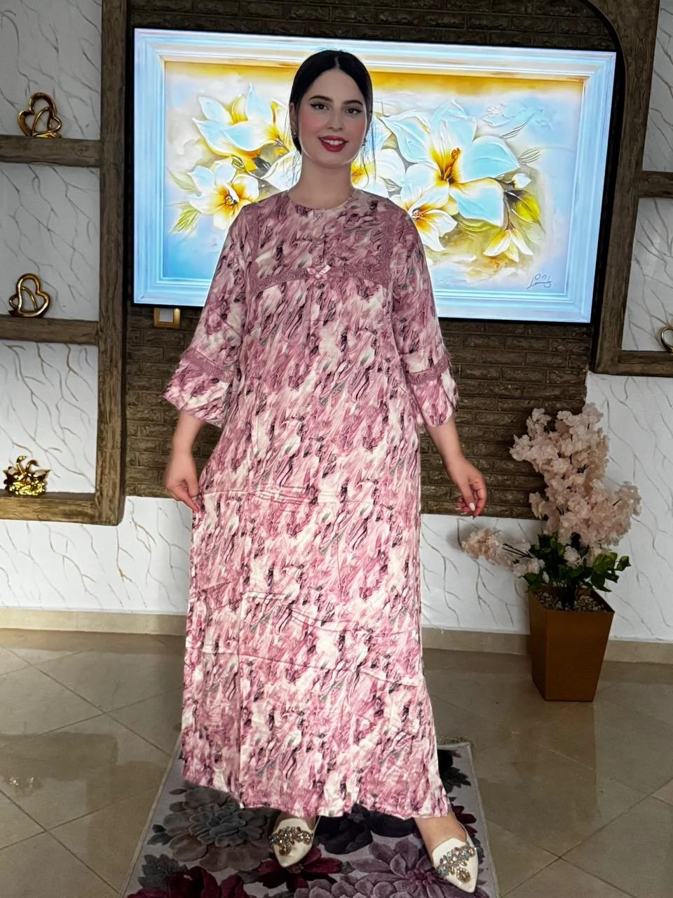 Gandoura demi manche