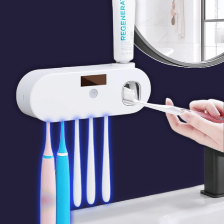 حامل و منضف فرشاشات الاسنان