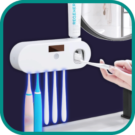 حامل و منضف فرشاشات الاسنان