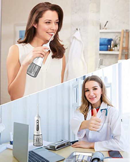 الخيط المائي Water Flosser LPX المحمول والأكثر توصية من أطباء الأسنان