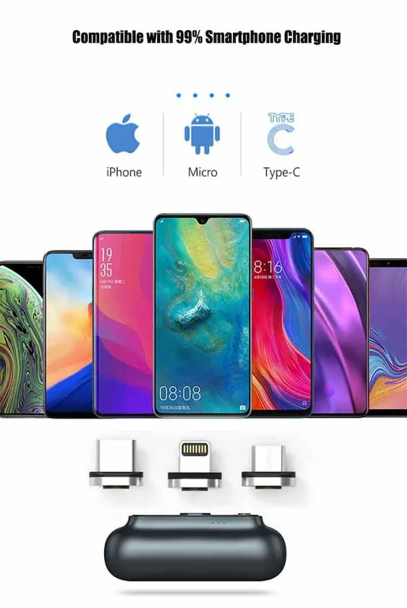 شاحن مغناطيسي مصغر للهواتف المحمولة