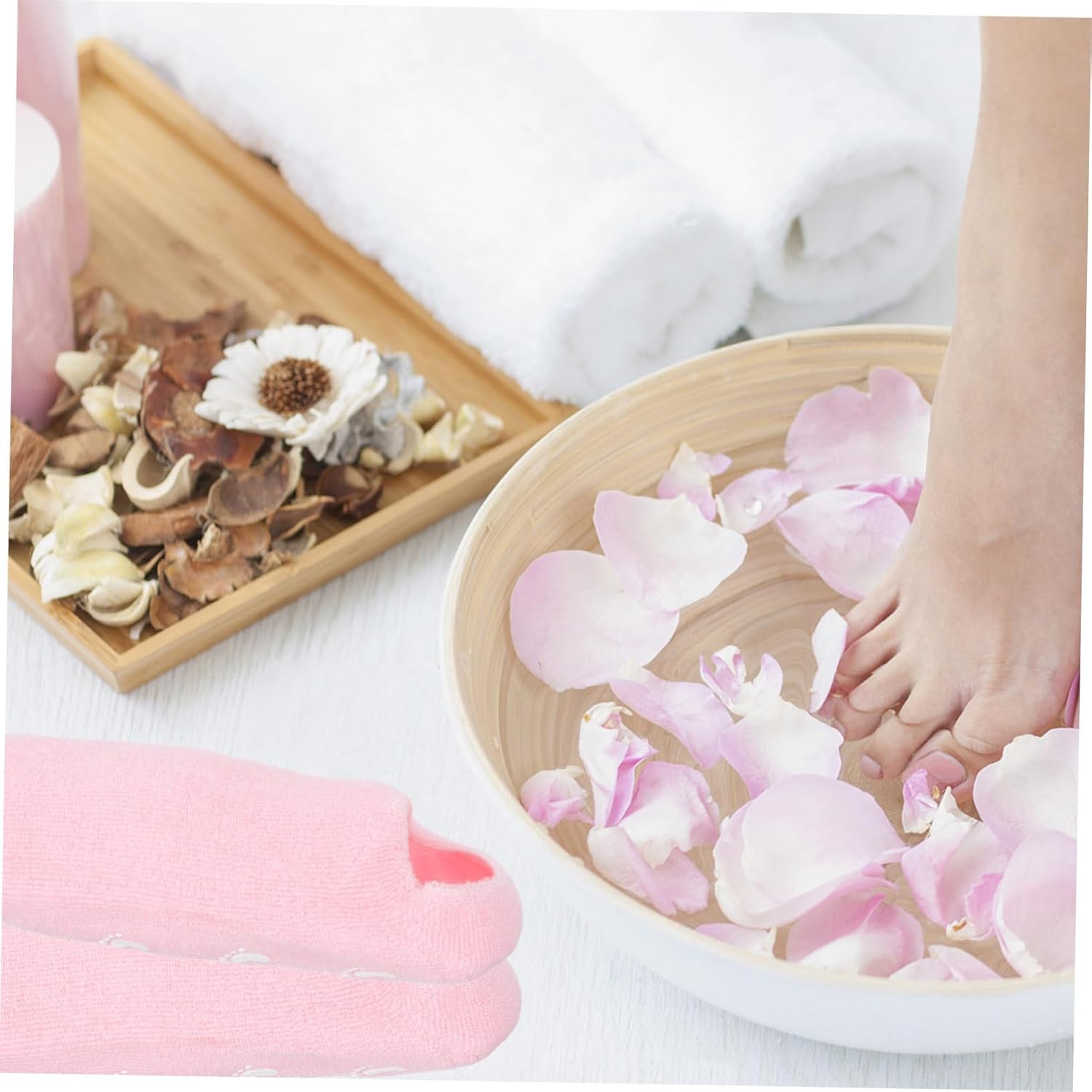 🌺🌸جوارب ترطيب و تنعيم للبشرة