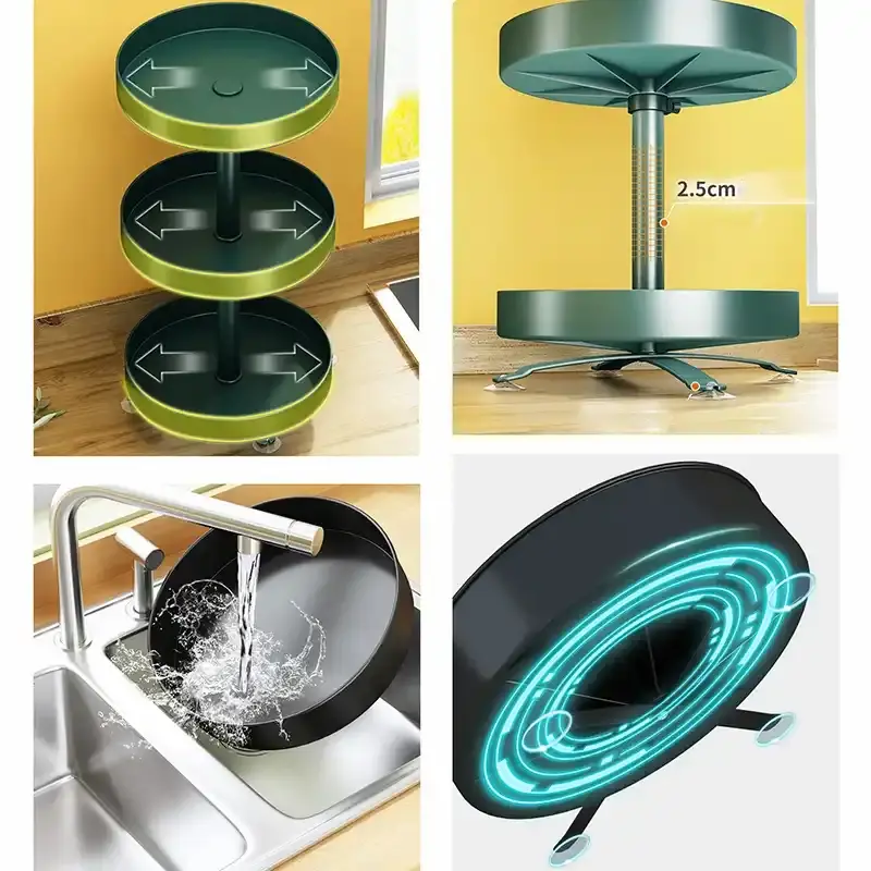 منظم المطبخ الدوار