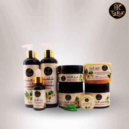 مجموعة زيت الأرغان للعناية بالشعر