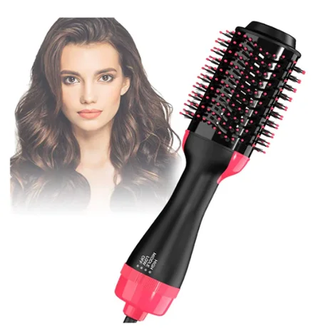 فرشاة كهربائية 4 عمليات - تجفيف وتصفيف وتجعيد الشعر وتنعيمه
