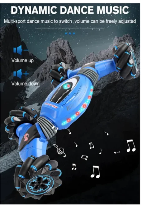 سيارة تحكم عن بعد بمستشعر حركة اليد مع أضواء رائعة وموسيقى