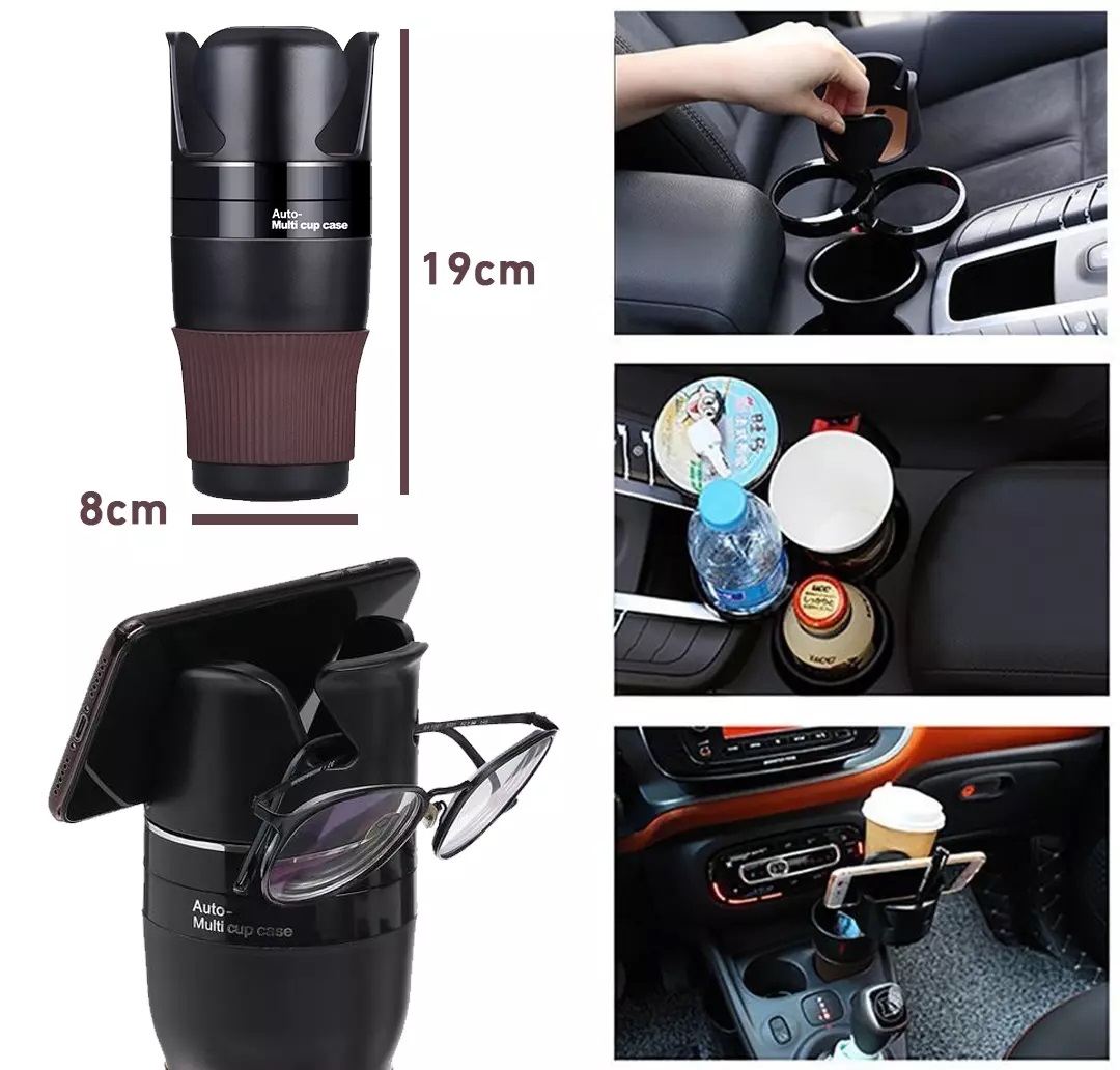 Pour Mini Cooper Holder Accessoires Montage sur véhicule A-g Car Cup Holder  Multifonctionnel Dual Houder Auto Accessoire - Porte-boissons