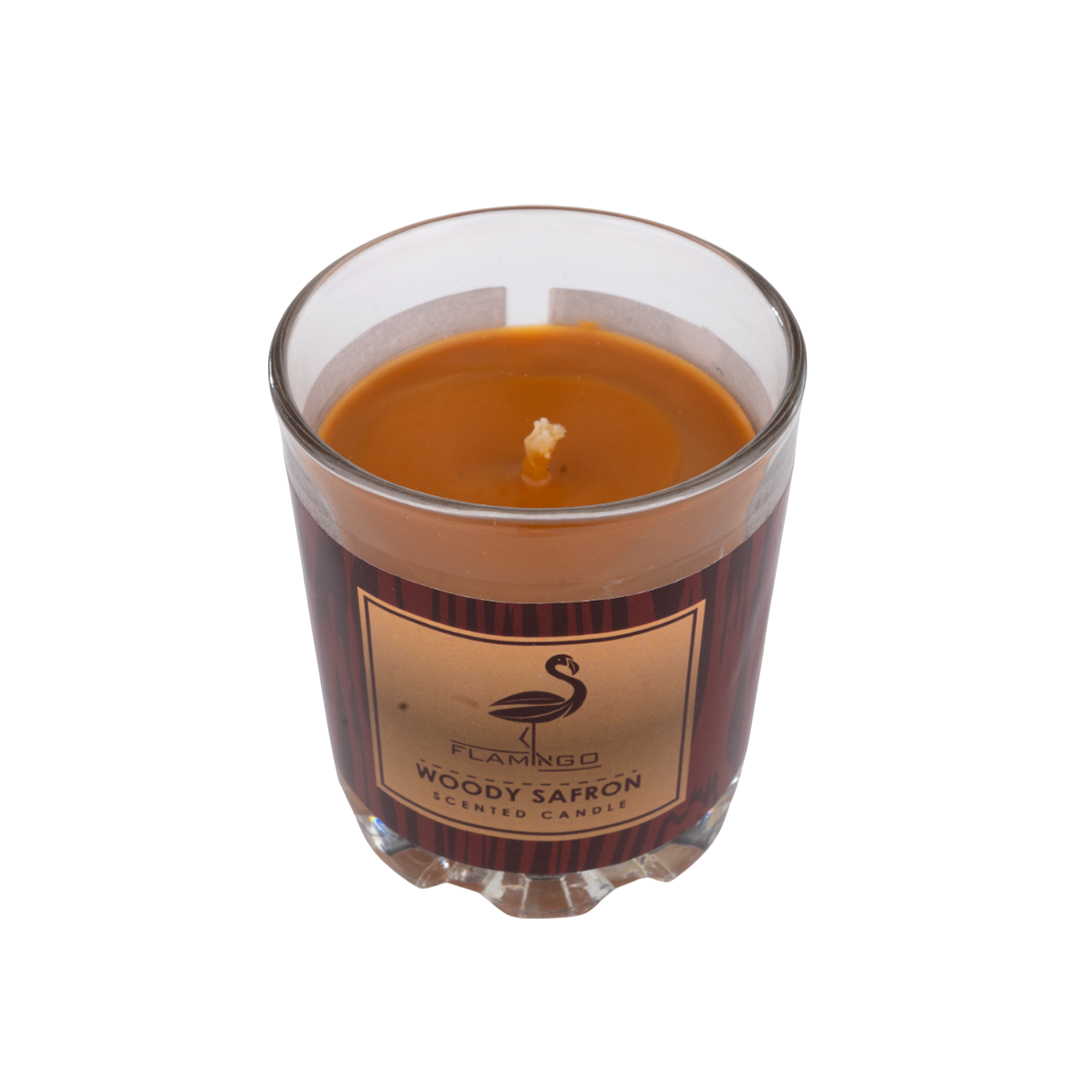 Woody Saffron Candle