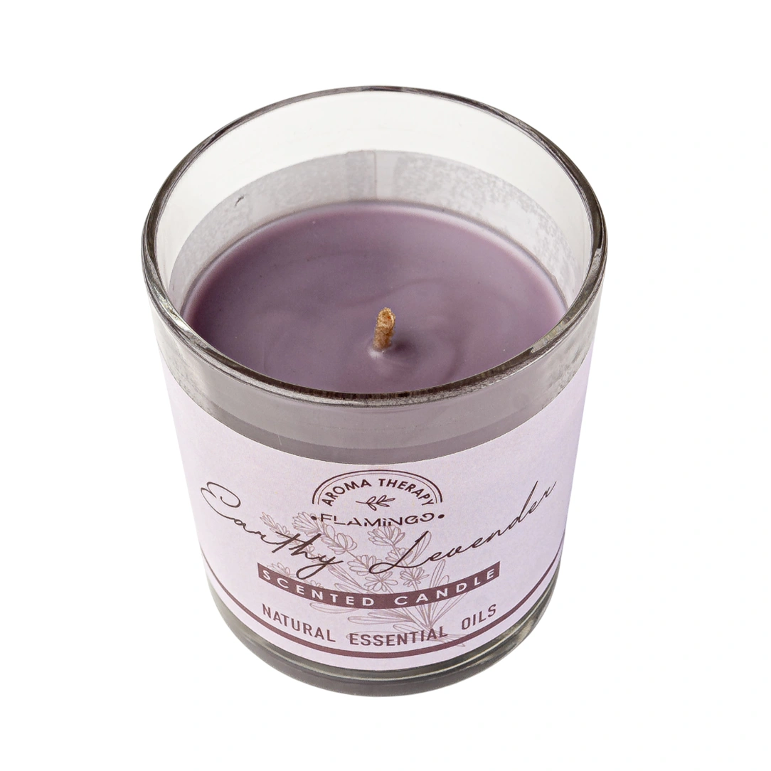 Earthy Lavender Aroma Therapy Candle