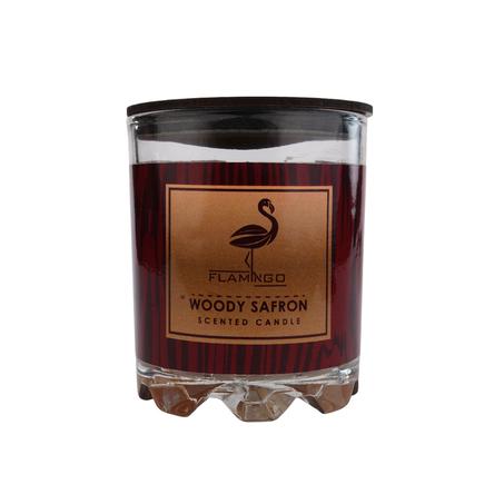 Woody Saffron Candle