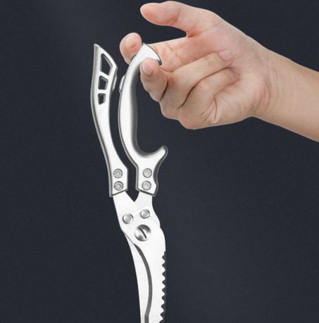 مقص المطبخ الفولاذي