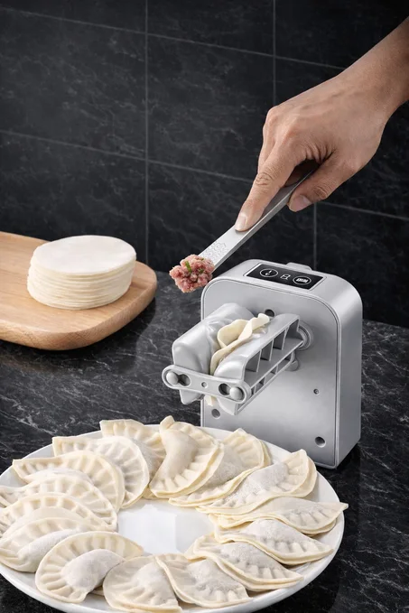 جهاز تشكيل المعجنات الأوتوماتيكي: سمبوسة مثالية في ثوانٍ!