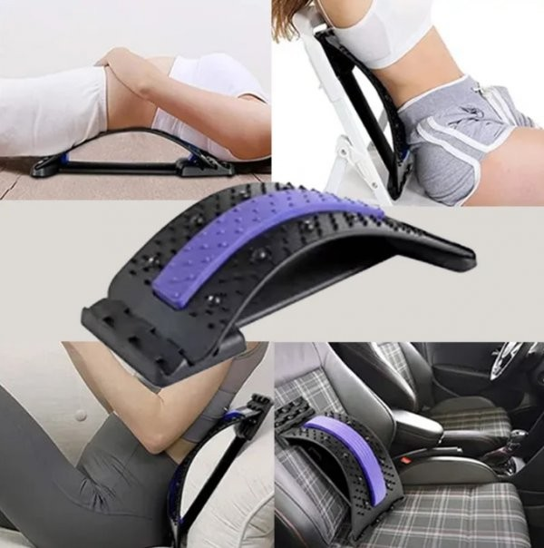 جهاز مصحح وضعية الظهر - Lumbar Massager (Purple)