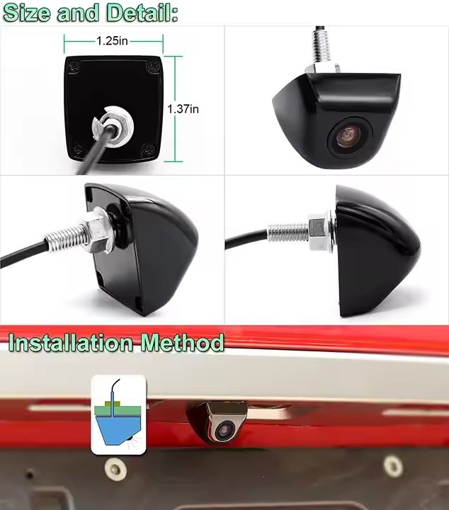 كاميرا رؤية خلفية للسيارة بدقة عالية - HD Car Rear View Camera