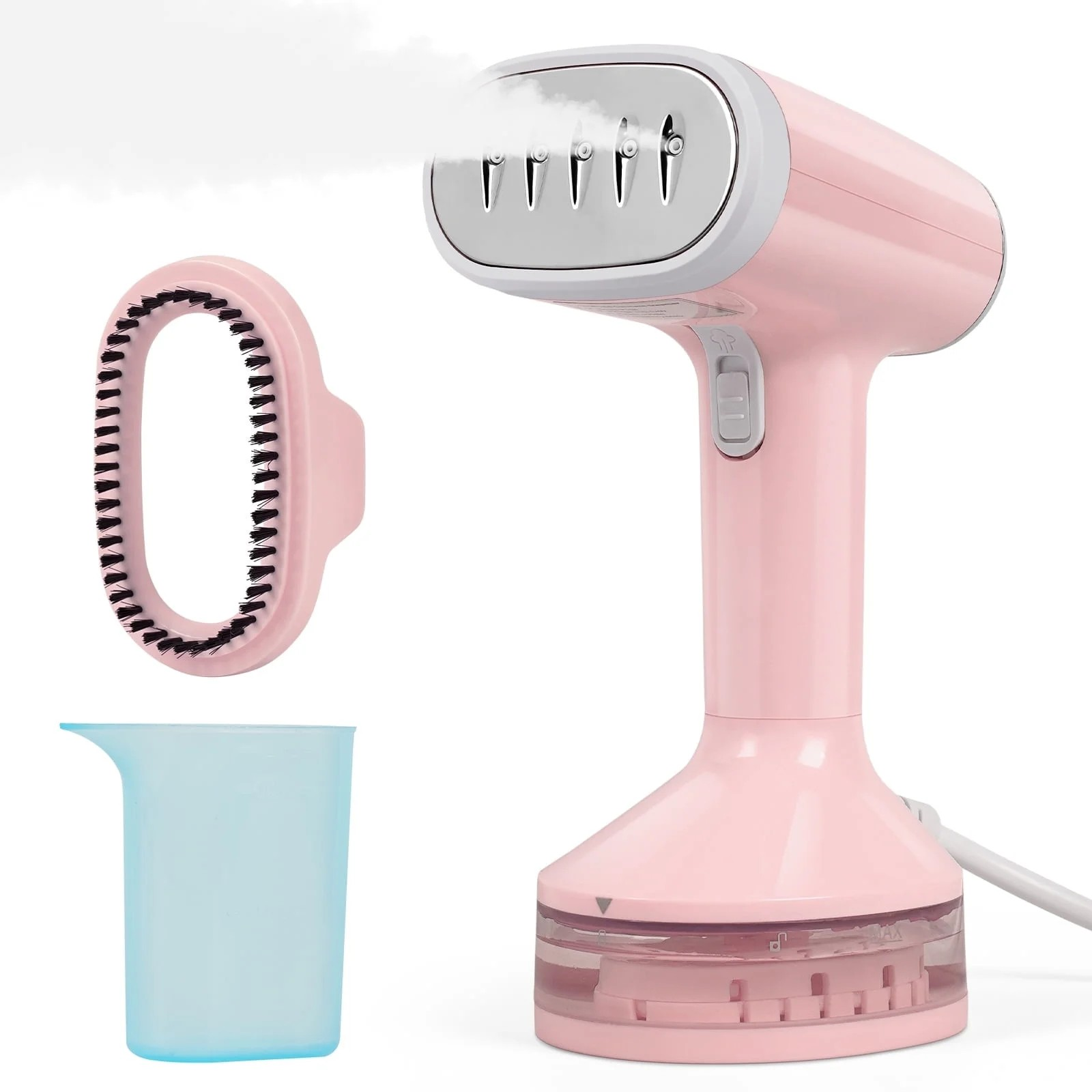 مكواة بخار ملابس محمولة - Portable Garment Steam Iron (Pink)