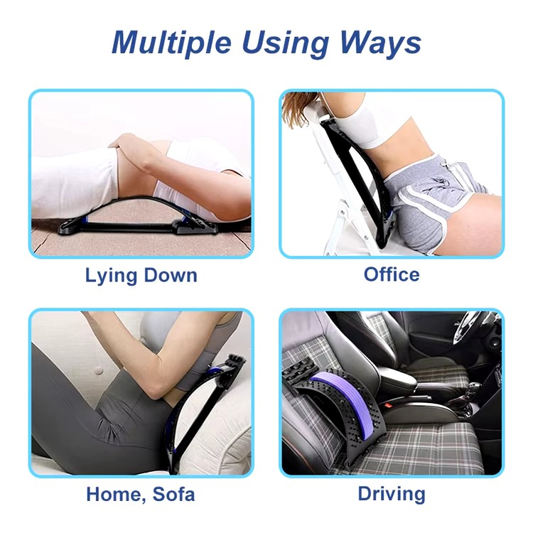 جهاز مصحح وضعية الظهر - Lumbar Massager (Purple)