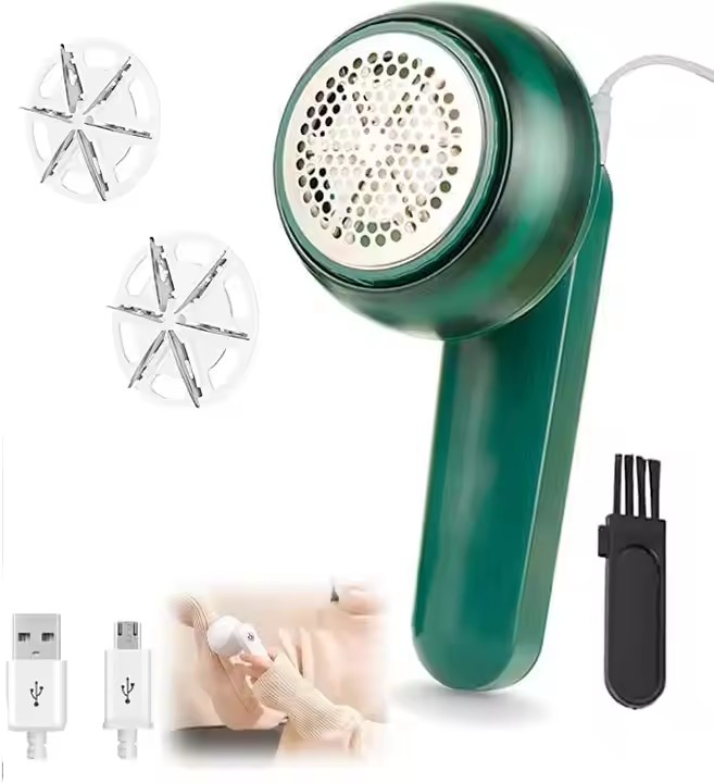 مزيل الوبر الكهربائي  - Electric Lint Remover (Dark Green)