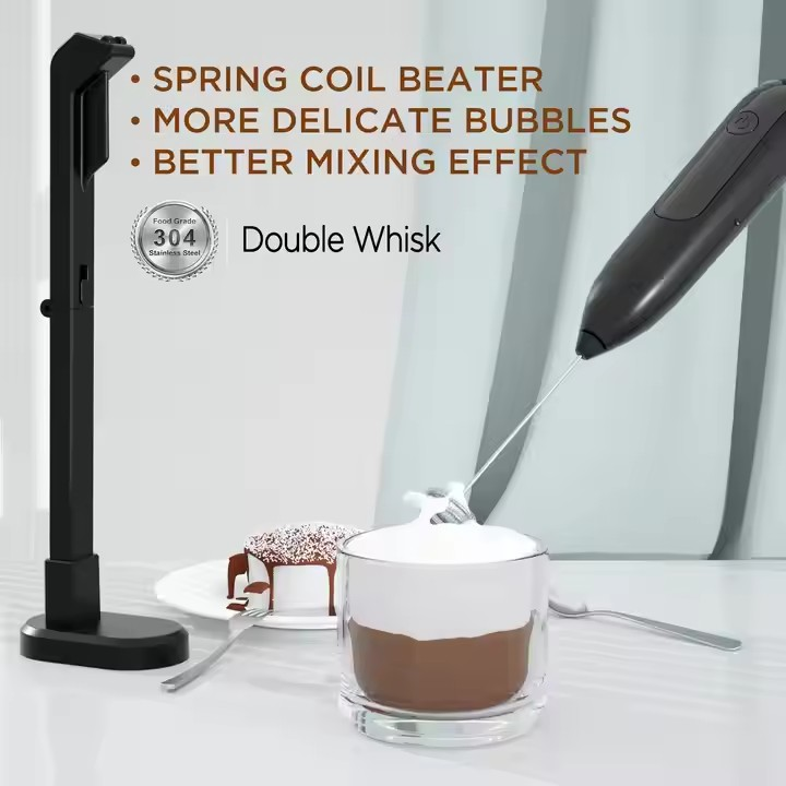 خفاقة كهربائية لاسلكية سوداء - Electric Whisk (Black)