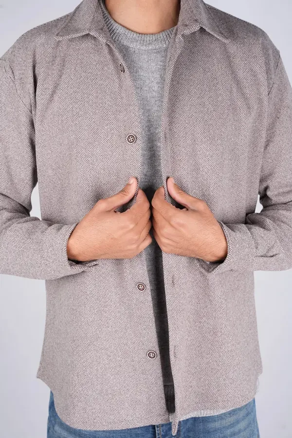 Pack de 3 chemises Massimo dutti en Cashmire Warm & confortable ( Gris + Beige + Noir )