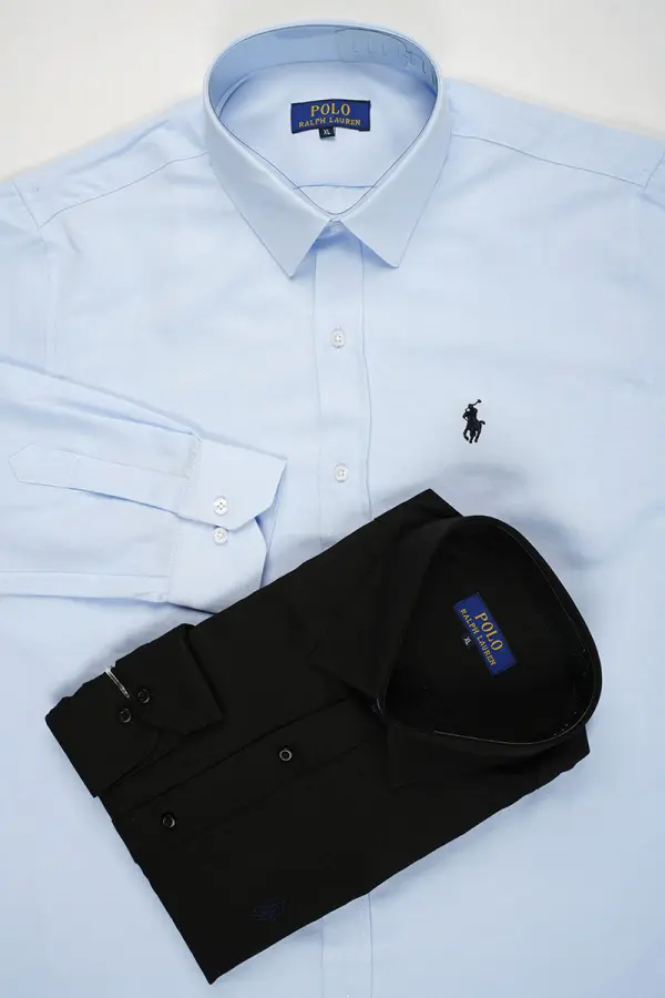 Pack Prestige – 3 Chemises Ralph Lauren 100% Coton ref-RLV7H44A