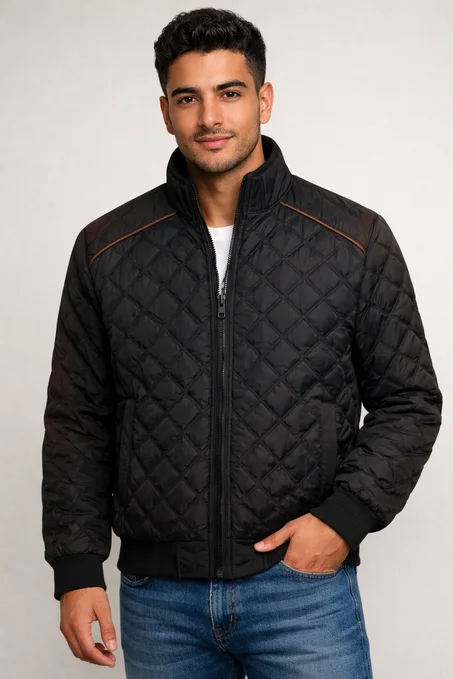 Blouson matelassé Classique pour homme Ref-BL00926N