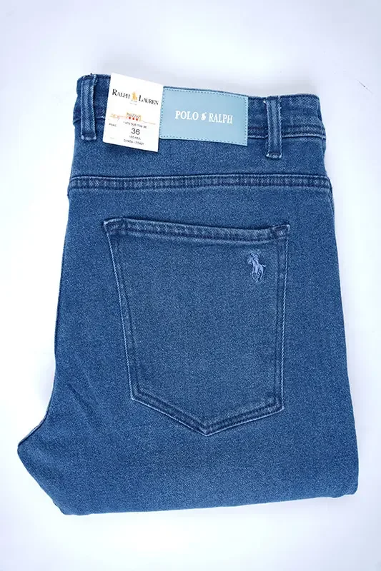 Jean Ralph Lauren Coupe Normal Ref-RL01K0 ( Bleu Vintage )