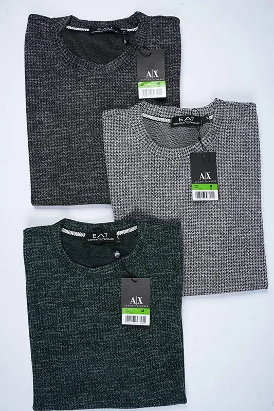 Pack de 3 tricots KHAITE Coton respirant & élégant ( Noir + Gris + Ziti )