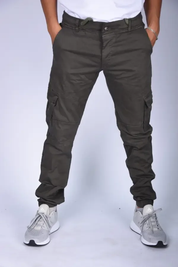 Pantalon jogger Para En toile – Vert Militaire-