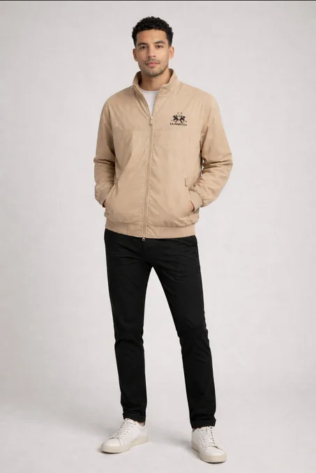 Veste chic & Doux ( Beige et Noir ) Ref-MN8809N