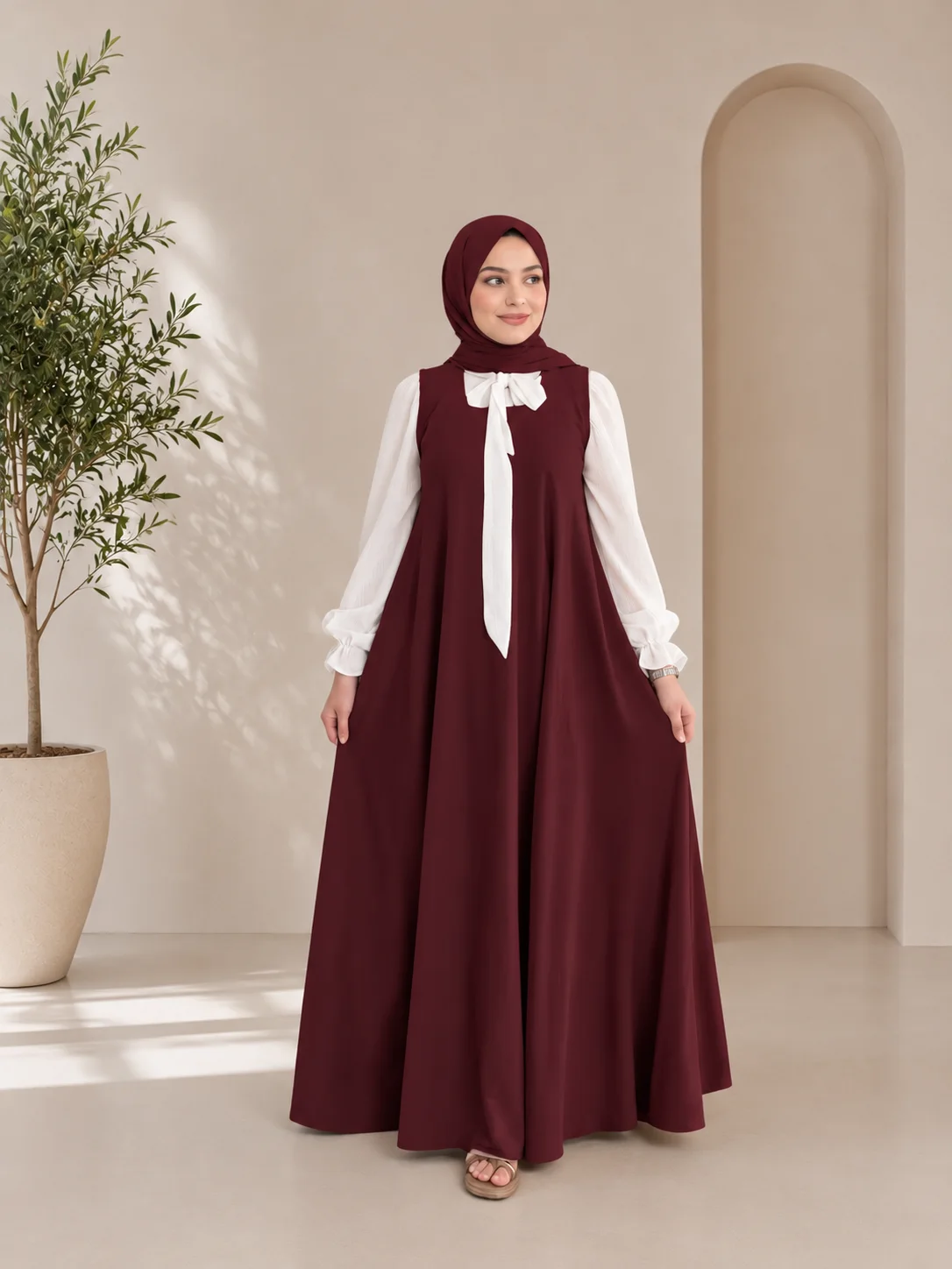 Robe fleur avec chemise