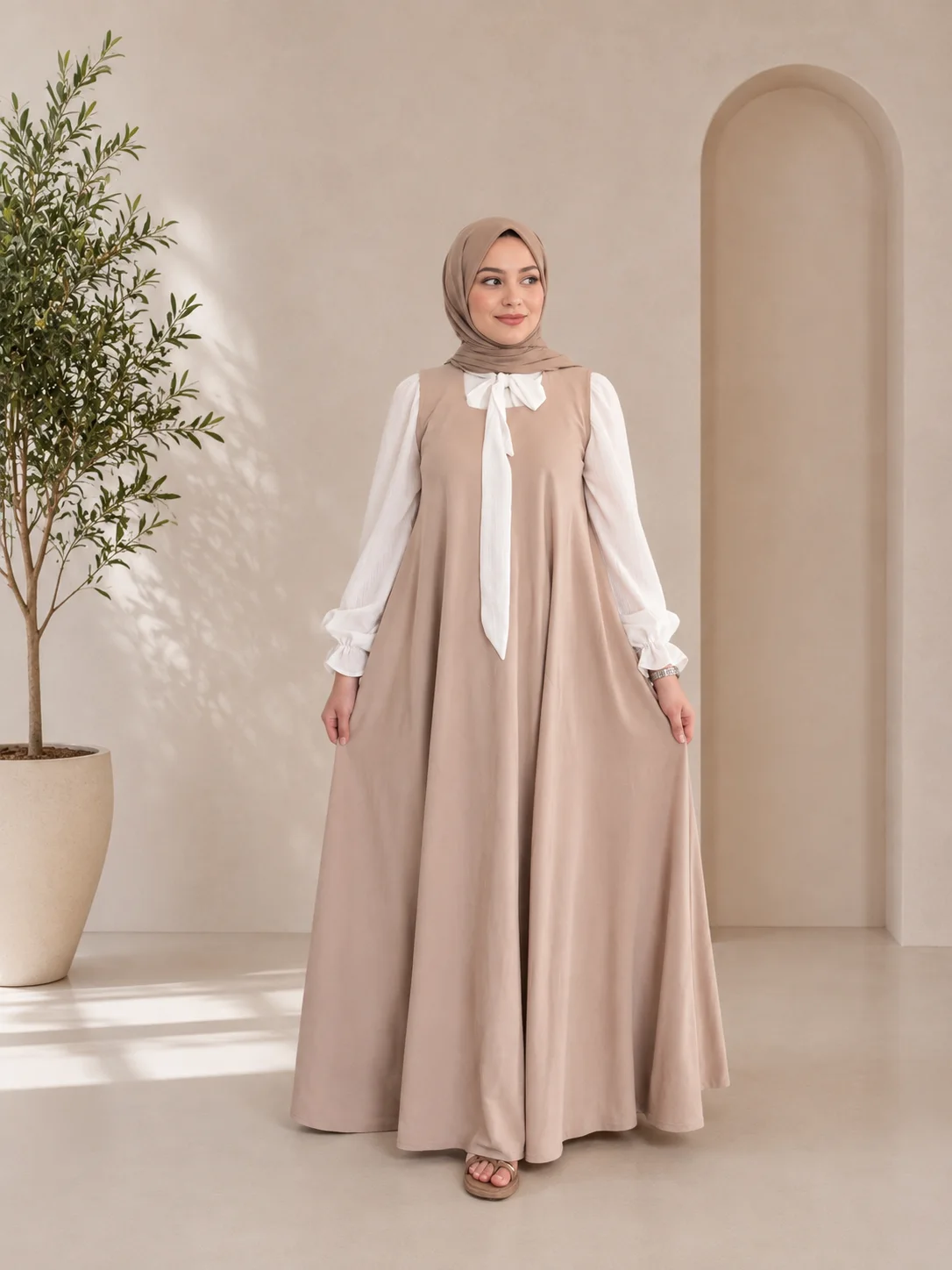 Robe fleur avec chemise