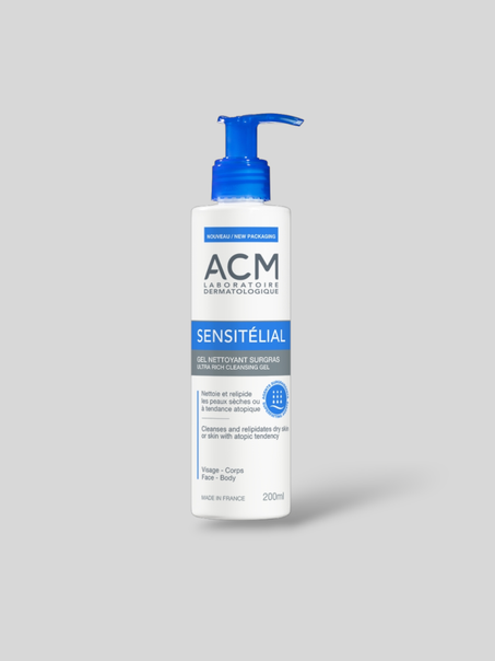 ACM Sensitélial gel nettoyant surgras