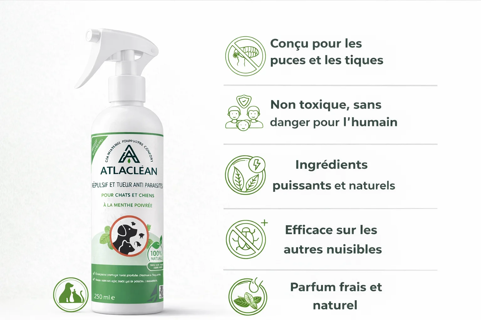 Controle des puces et des tiques