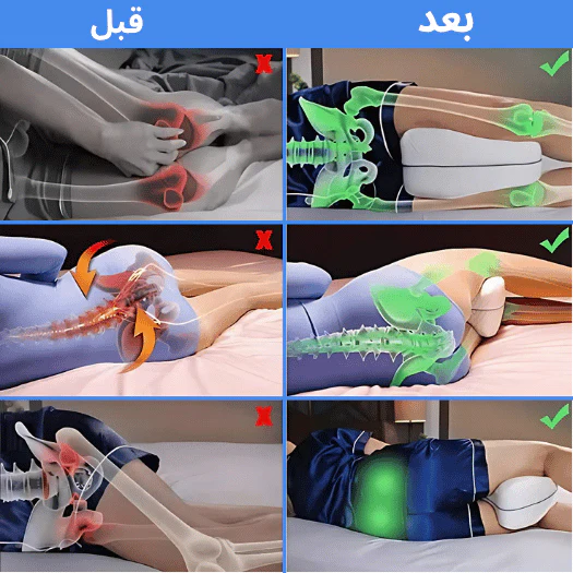 المخدة الطبية لأوجاع عرق النساء و الرجل و الديسك و أسفل الضهر والورك