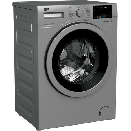 machine a laver Beko 9 kg  – WTV9636XS0S – Inverter SteamCure – Argent