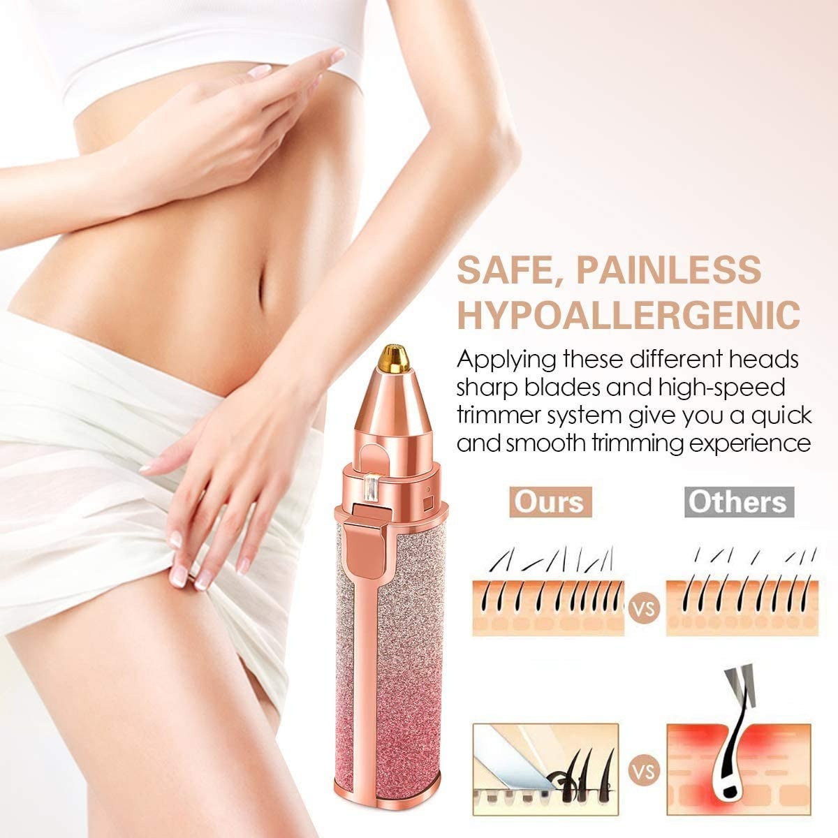 Eyebrow-trimmer 2 in 1