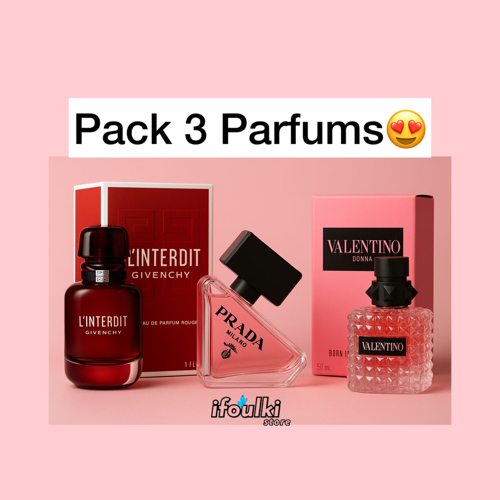Pack 3 Parfums Luxe