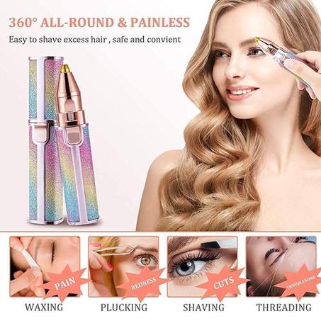 Eyebrow-trimmer 2 in 1
