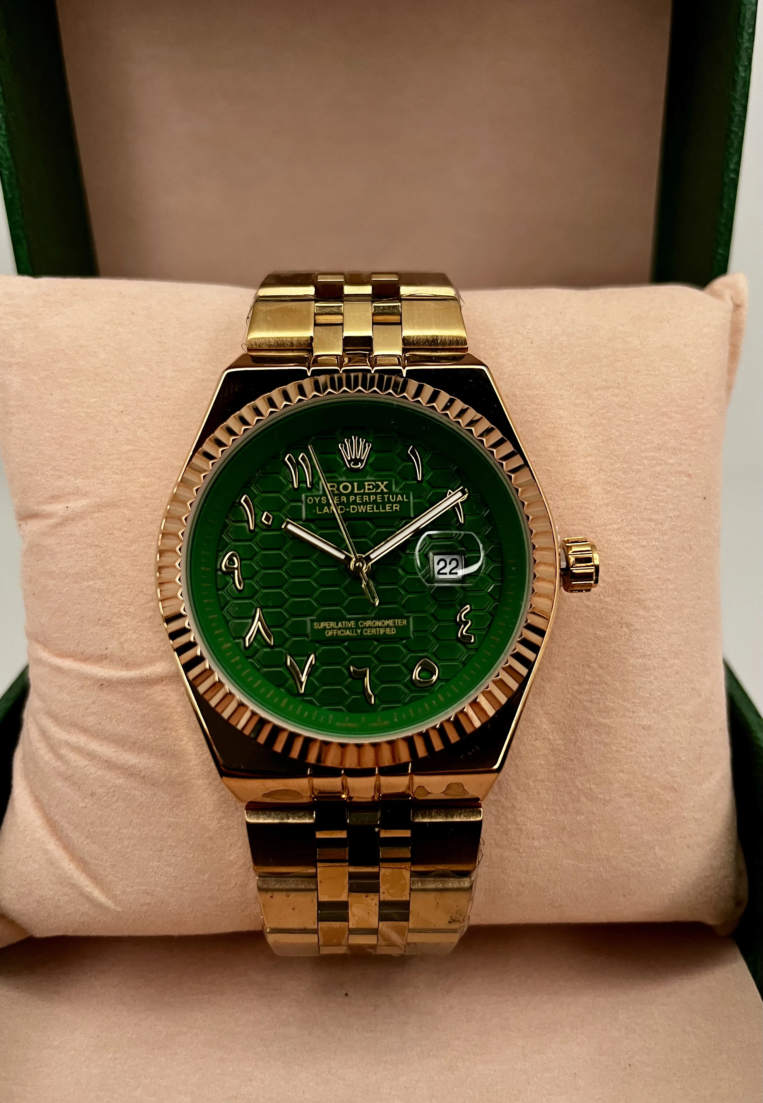 ROLEX ARABICA - Royal Green / Gold